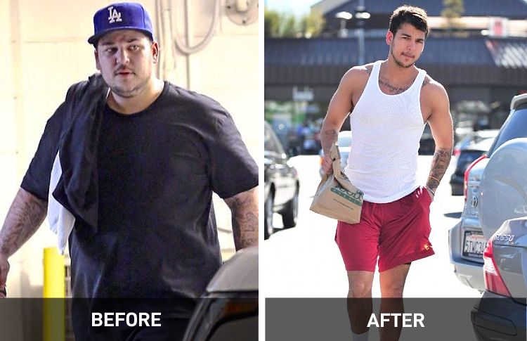 Rob Kardashian Shocking Celebrity Transformation